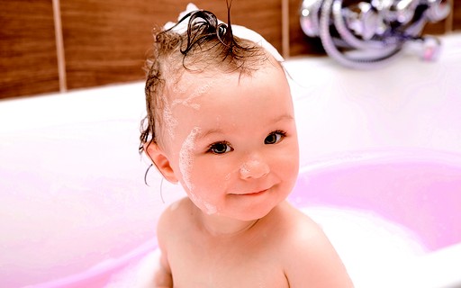 menina shampoos para bebê